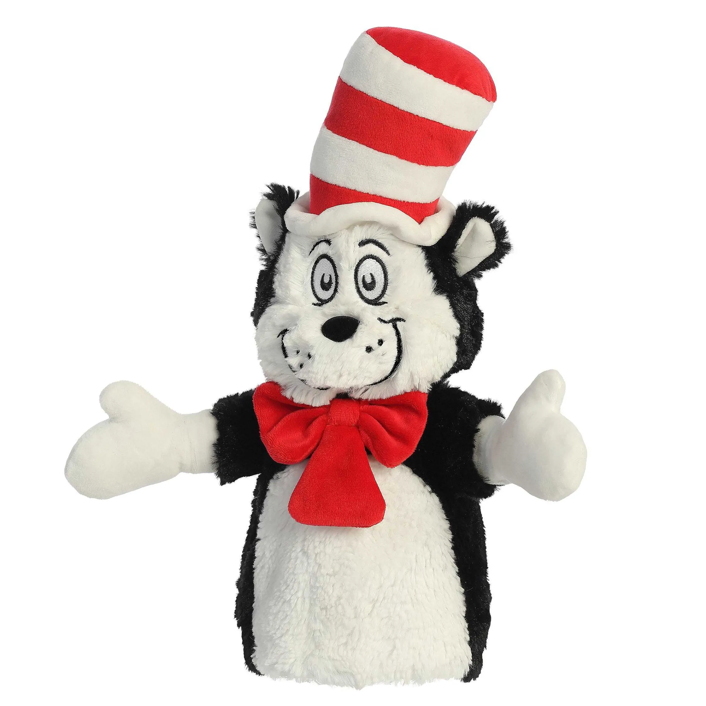 Dr. Seuss | Licensed Aurora® - Dr. Seuss - 14" Cat In The Hat Hand Puppet