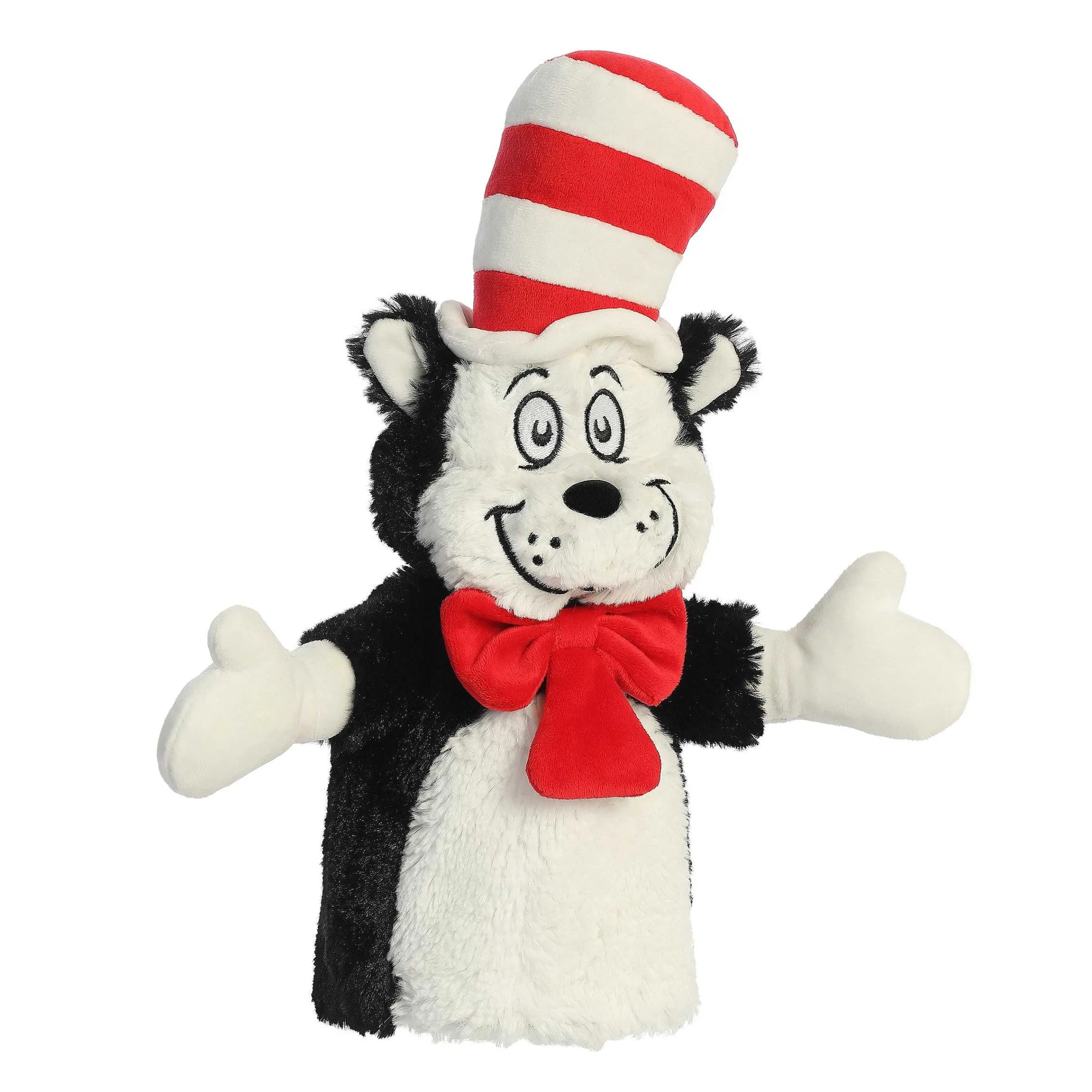 Dr. Seuss | Licensed Aurora® - Dr. Seuss - 14" Cat In The Hat Hand Puppet