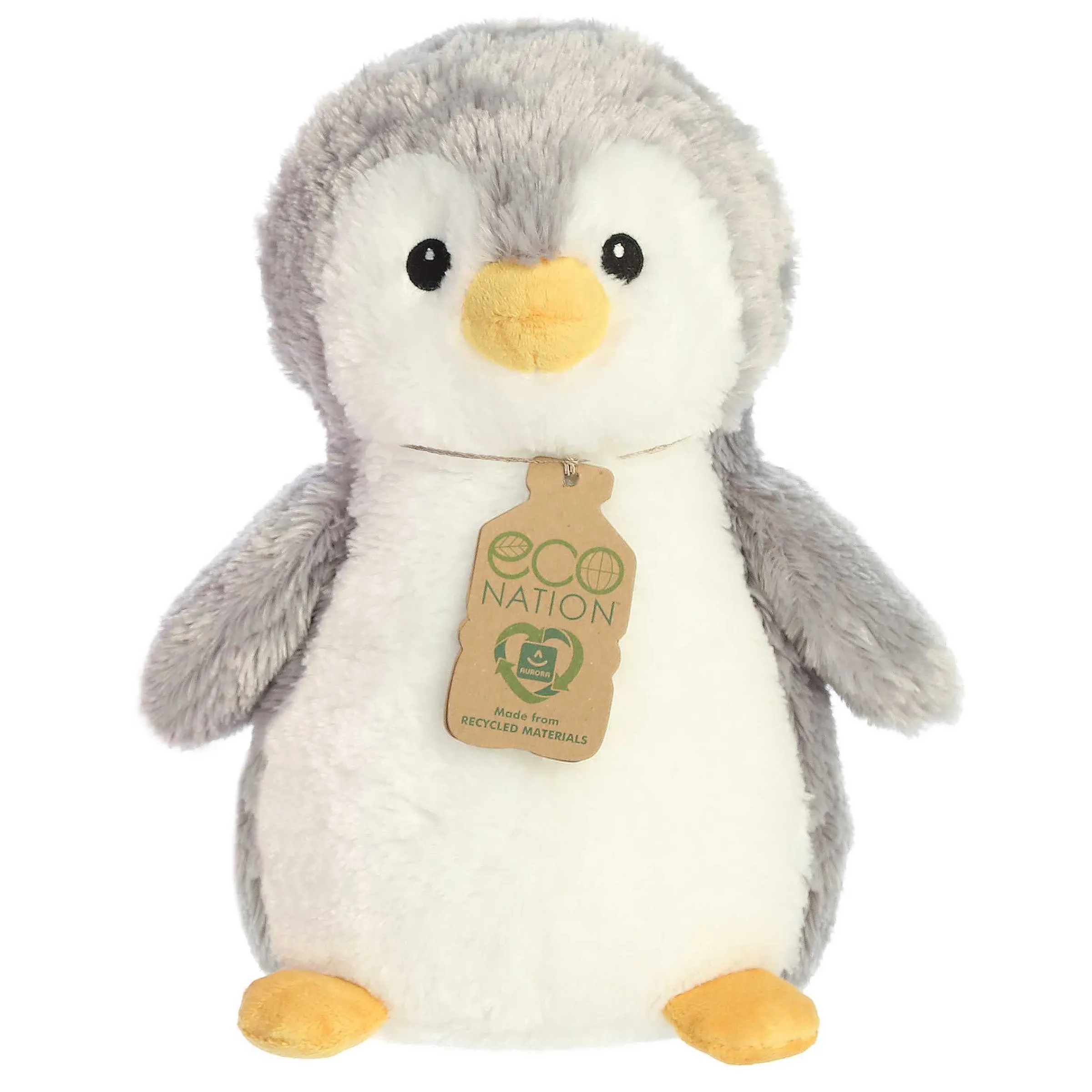 New | Aurora® - Eco Nation - Eco Hugs - 12" Penguin - Gray