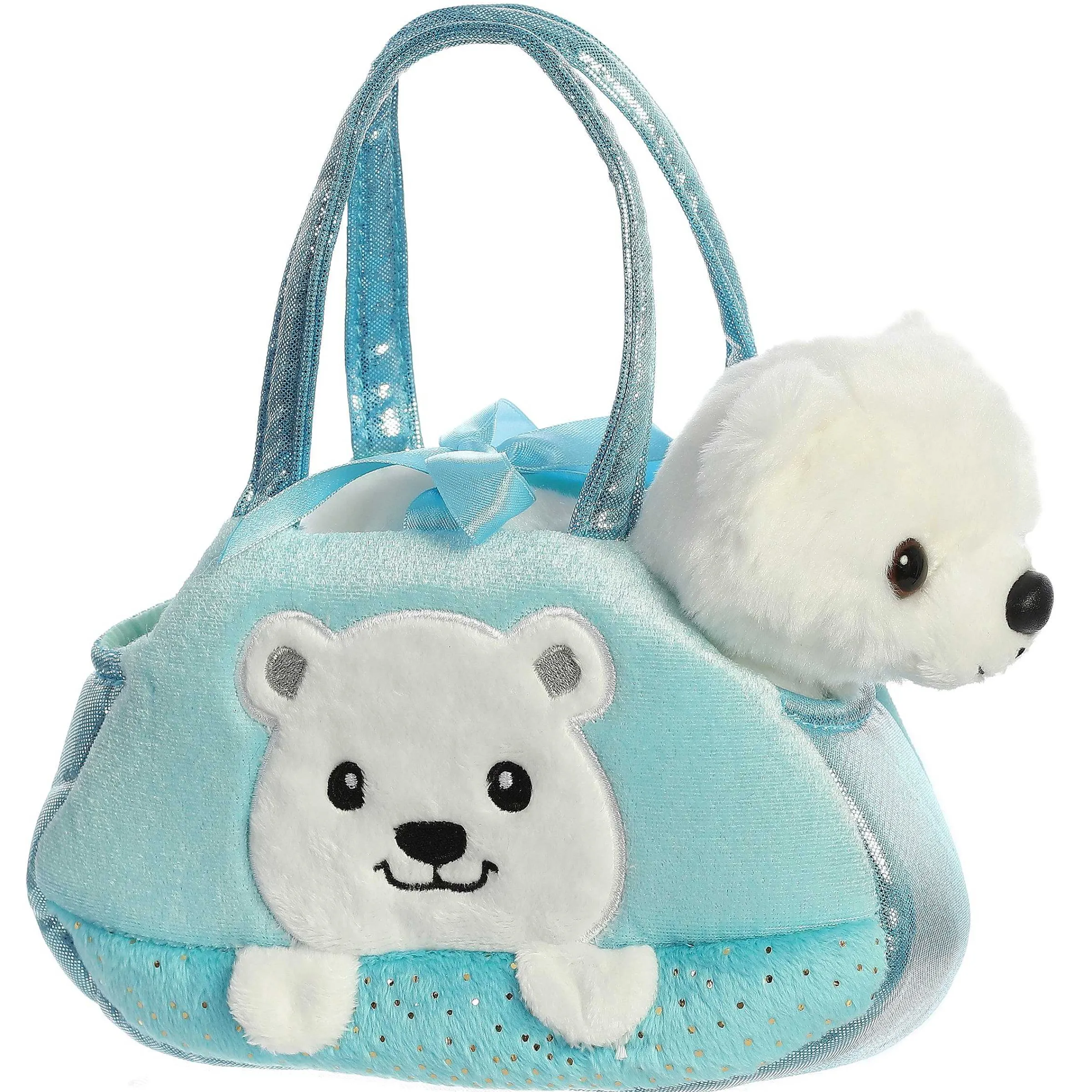 Arctic | Aurora® - Fancy Pals - 7" Peek-A-Boo Polar Bear