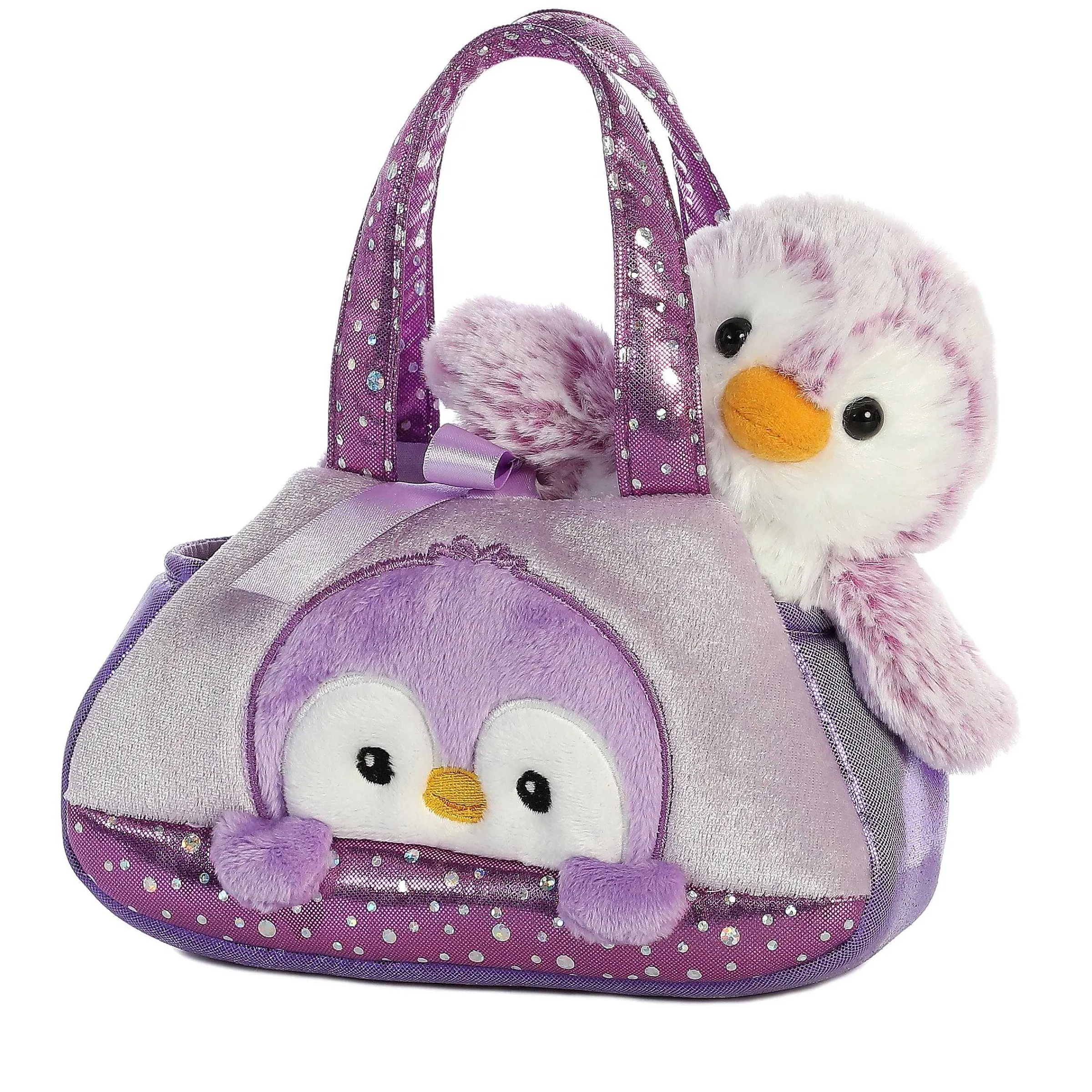 Arctic | Aurora® - Fancy Pals - 7" Pompom Penguin - Purple