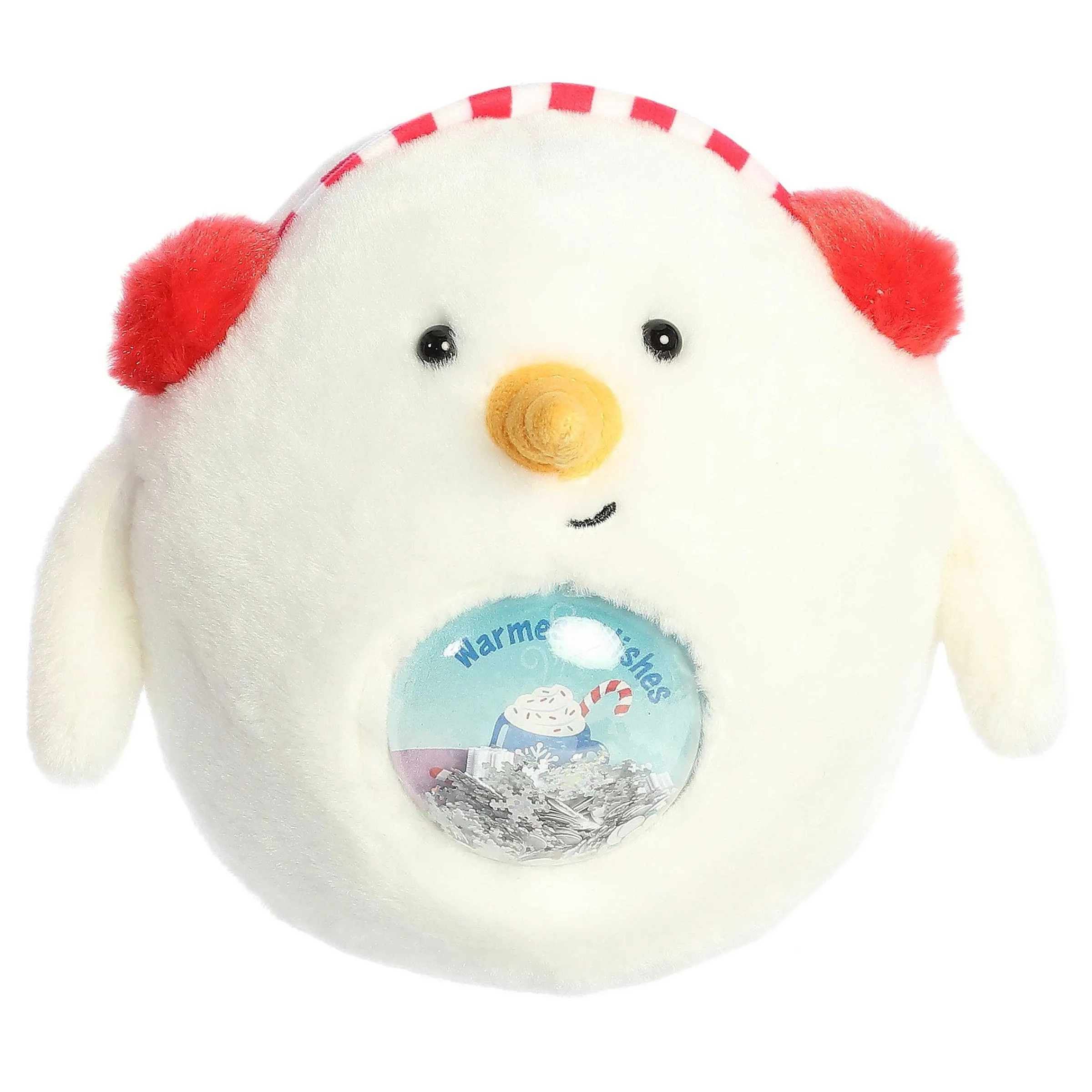 Interactive | Aurora® - Holiday - Snowglobe Bellies - 5" Warmest Wishes Snowman