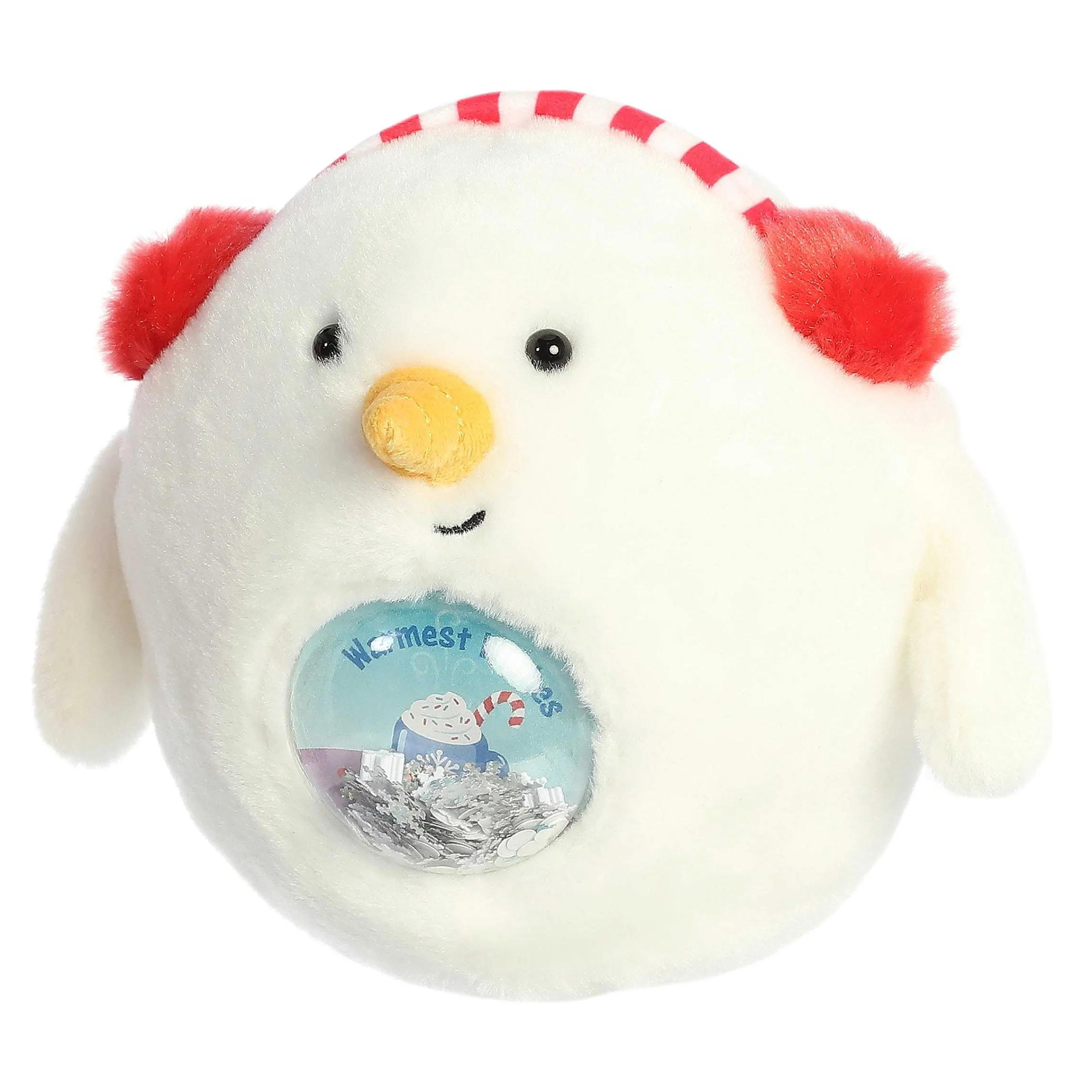 Interactive | Aurora® - Holiday - Snowglobe Bellies - 5" Warmest Wishes Snowman