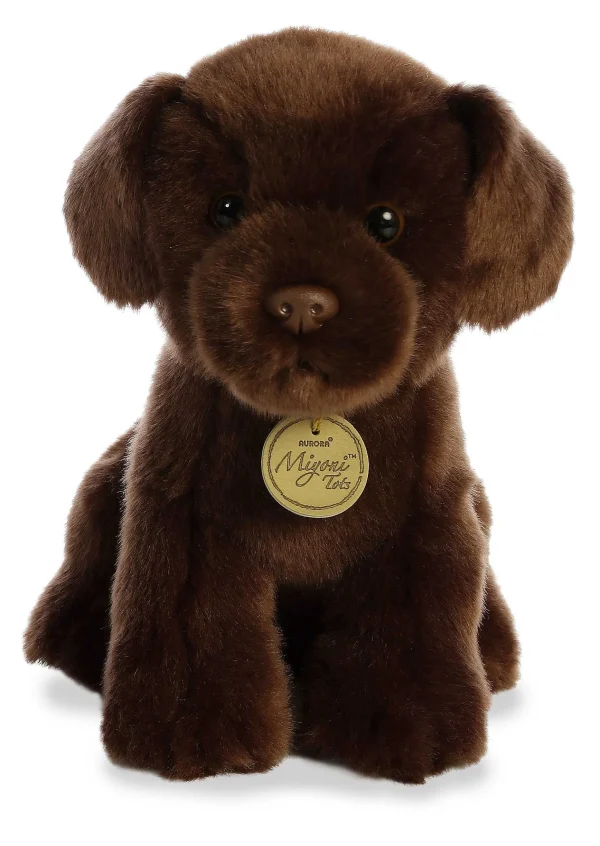 Miyoni® | Aurora® - Miyoni® Tots - 11" Chocolate Lab Pup