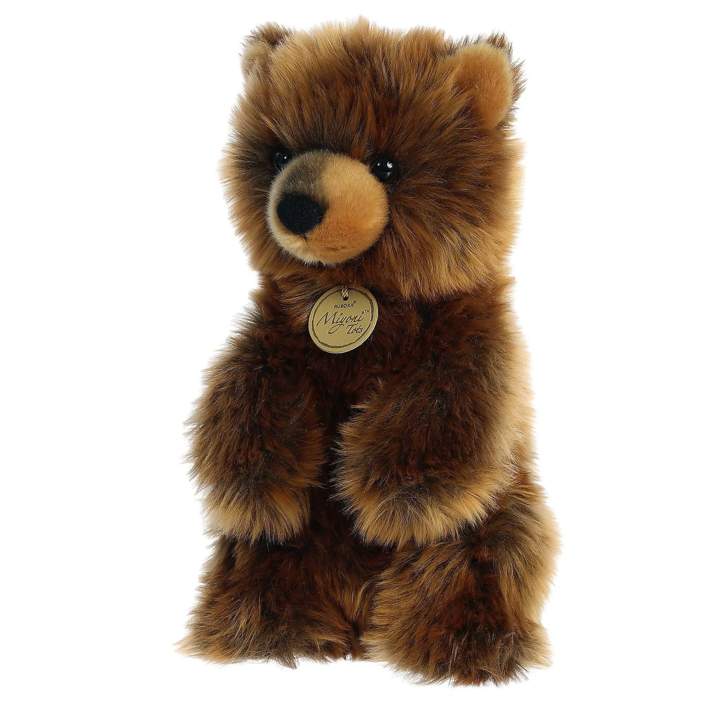New | Aurora® - Miyoni® Tots - Sitting Pretty - 10" Grizzly Bear Cub