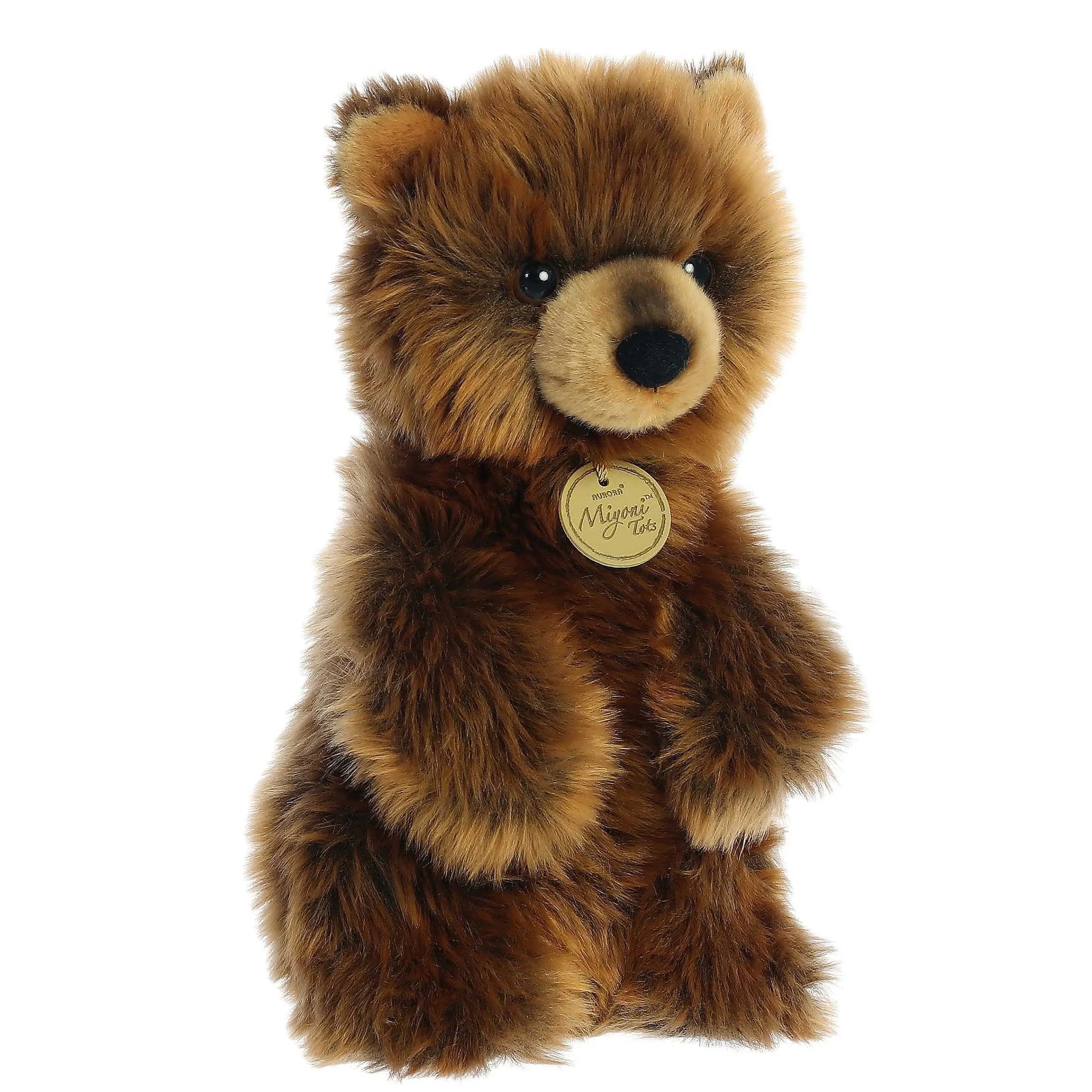 New | Aurora® - Miyoni® Tots - Sitting Pretty - 10" Grizzly Bear Cub
