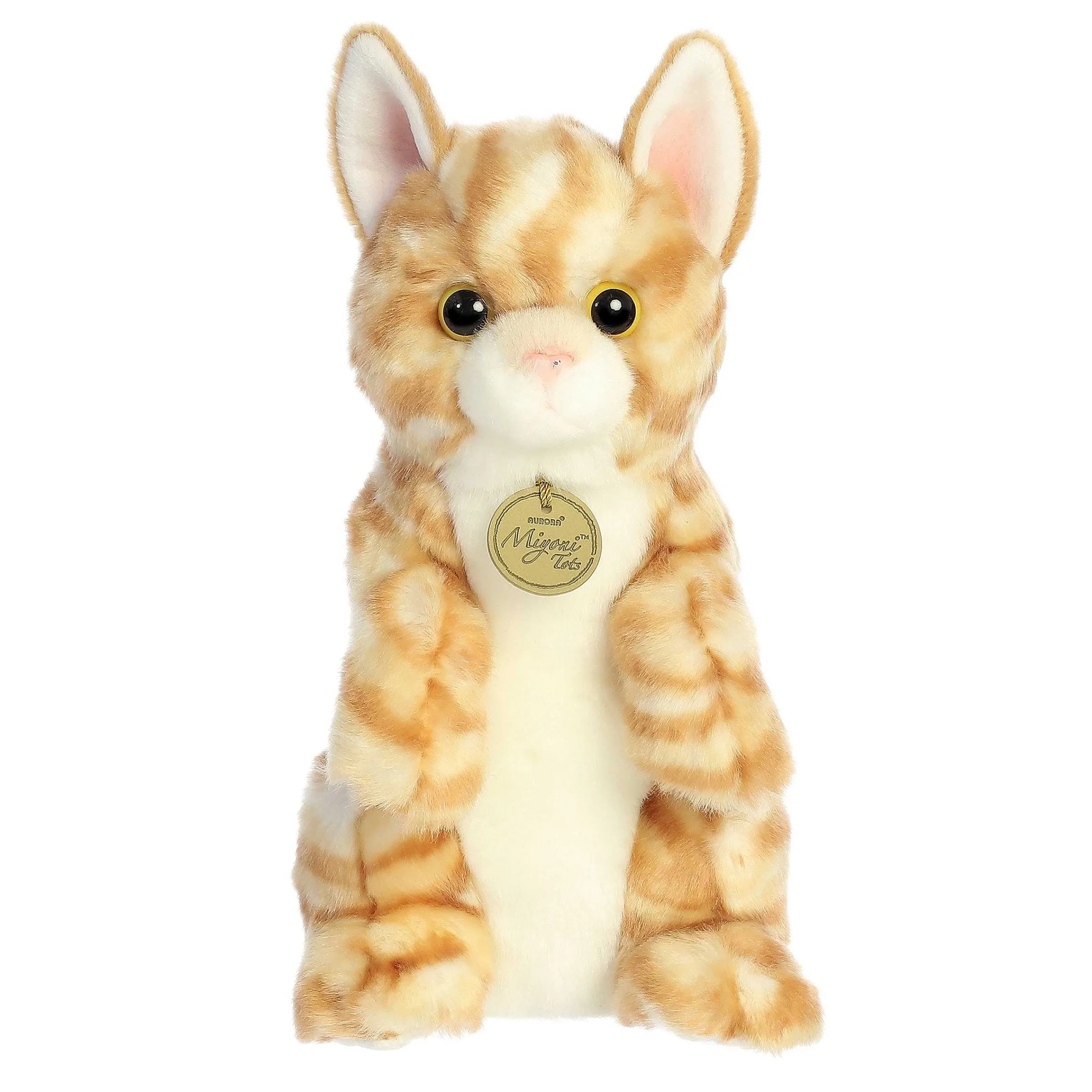 Miyoni® | Aurora® - Miyoni® Tots - Sitting Pretty - 10.5" Orange Tabby Kitten