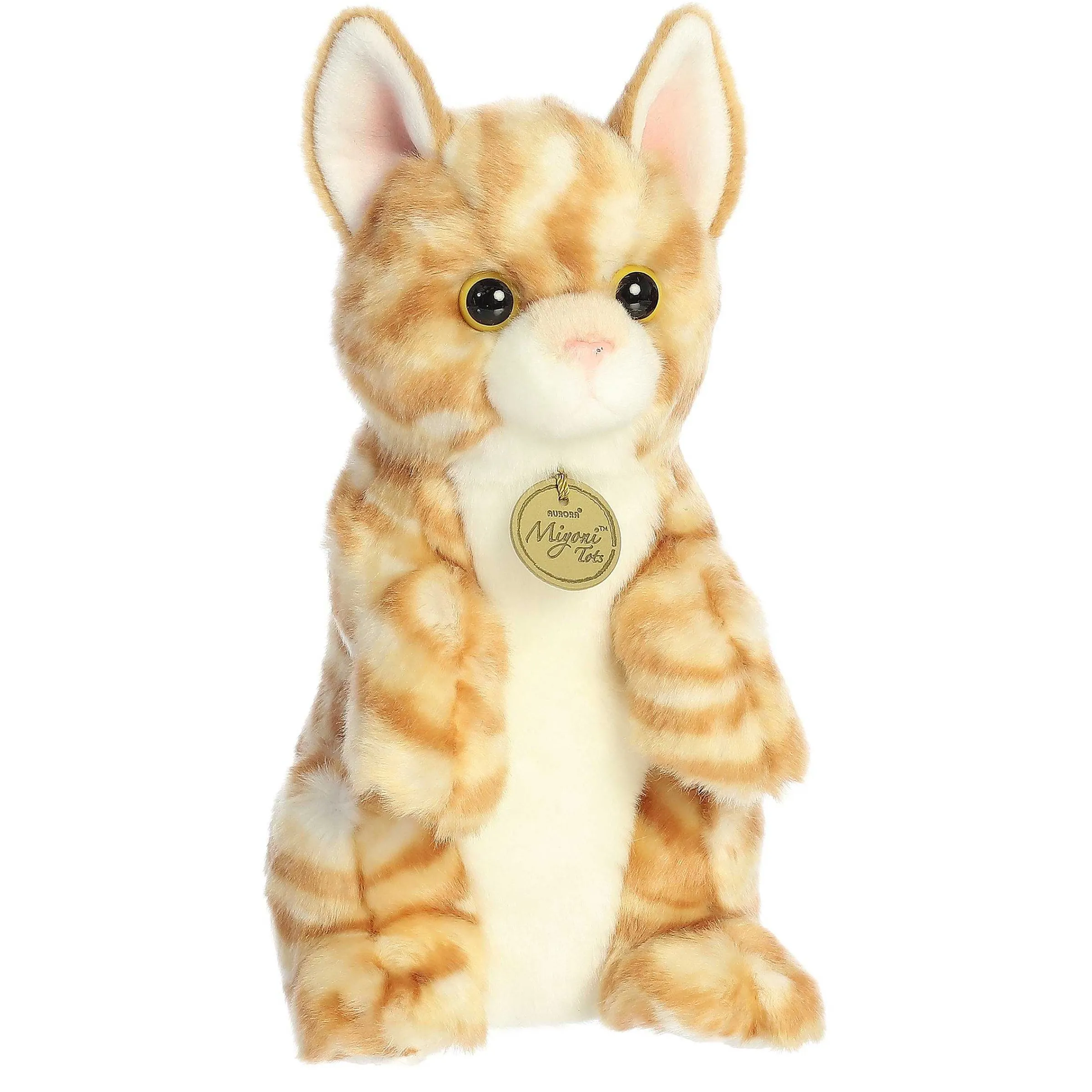 Miyoni® | Aurora® - Miyoni® Tots - Sitting Pretty - 10.5" Orange Tabby Kitten
