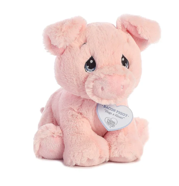 Precious Moments | Licensed Aurora® - Precious Moments - 8.5" Bacon Piggy
