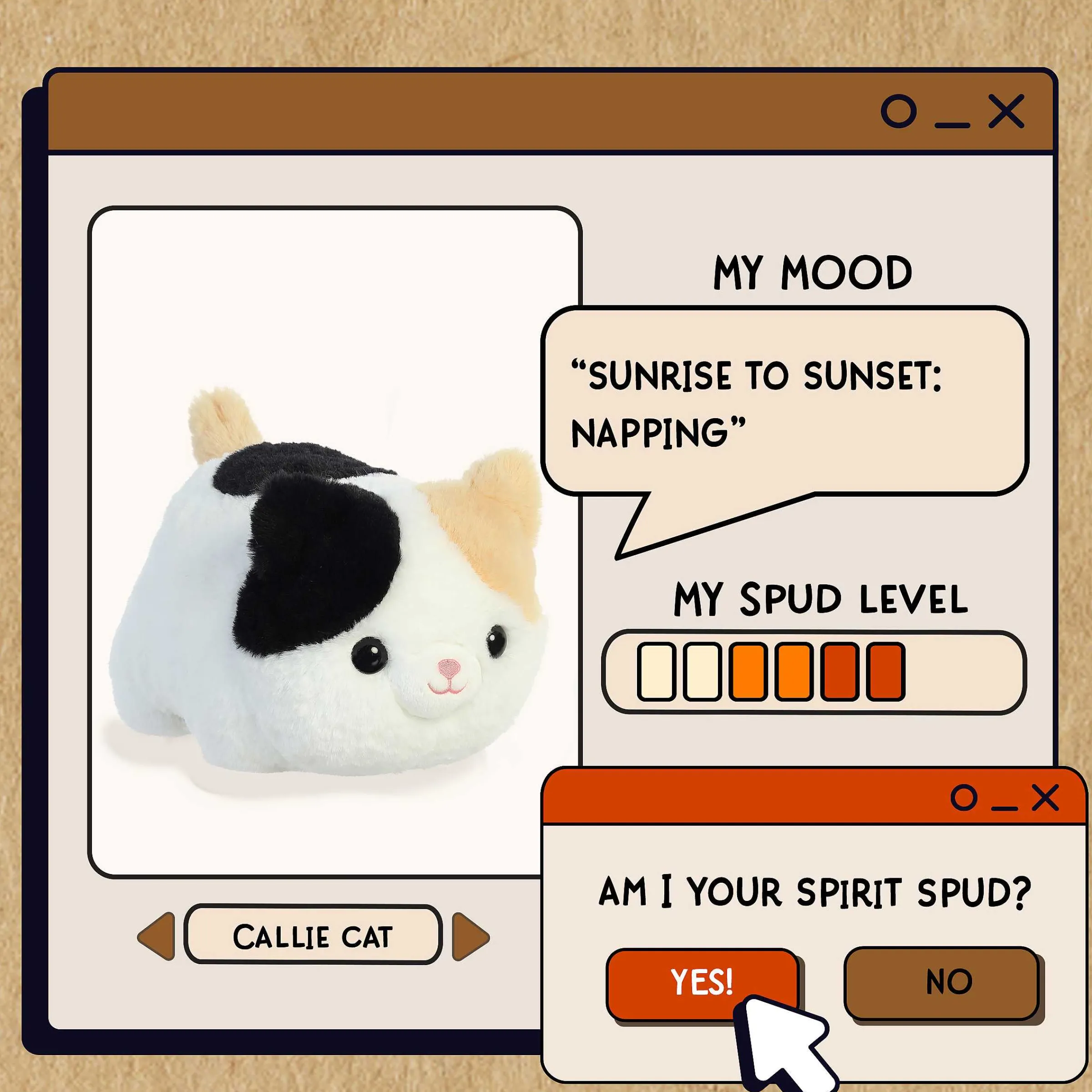 Spudsters | Aurora® - Spudsters - 10" Callie Cat