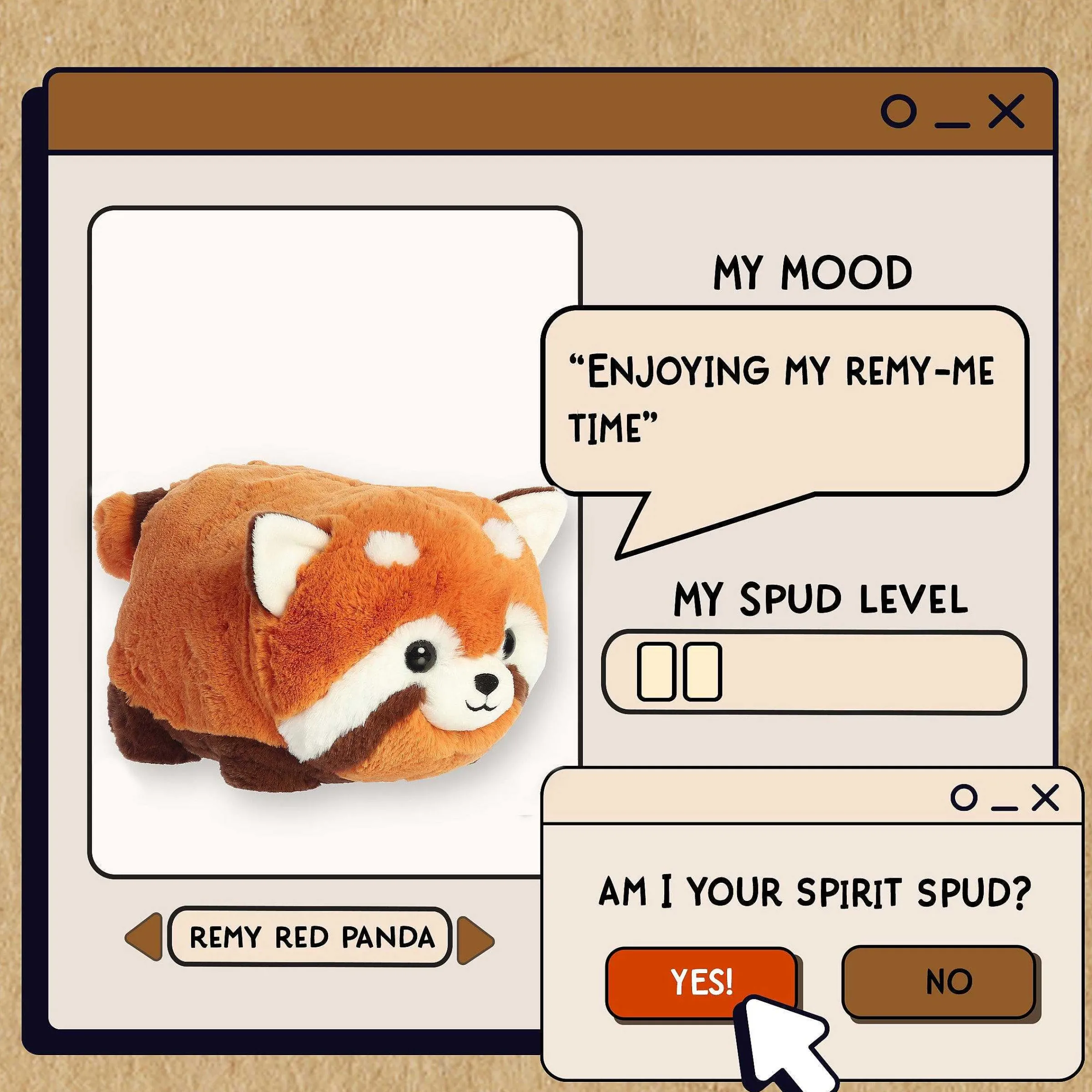 Spudsters | Aurora® - Spudsters - 10" Remy Red Panda