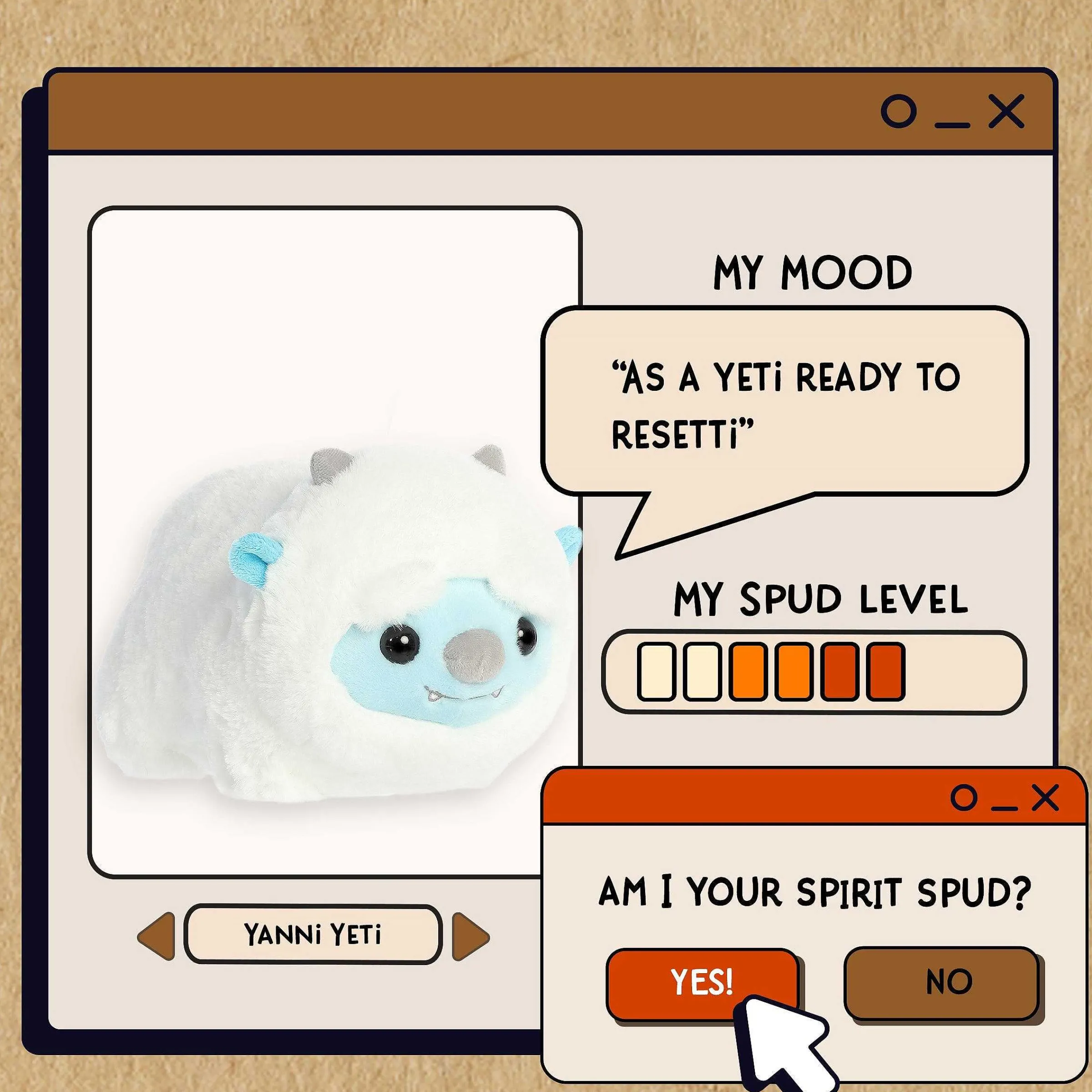 Spudsters | Aurora® - Spudsters - 11" Yanni Yeti