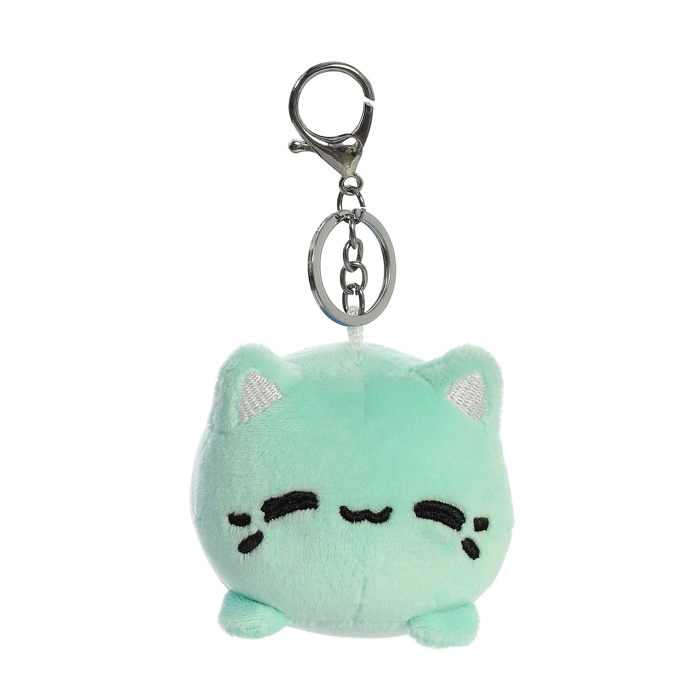 Tasty Peach® | Licensed Aurora® - Tasty Peach® - 3.5" Mint Meowchi Keychain