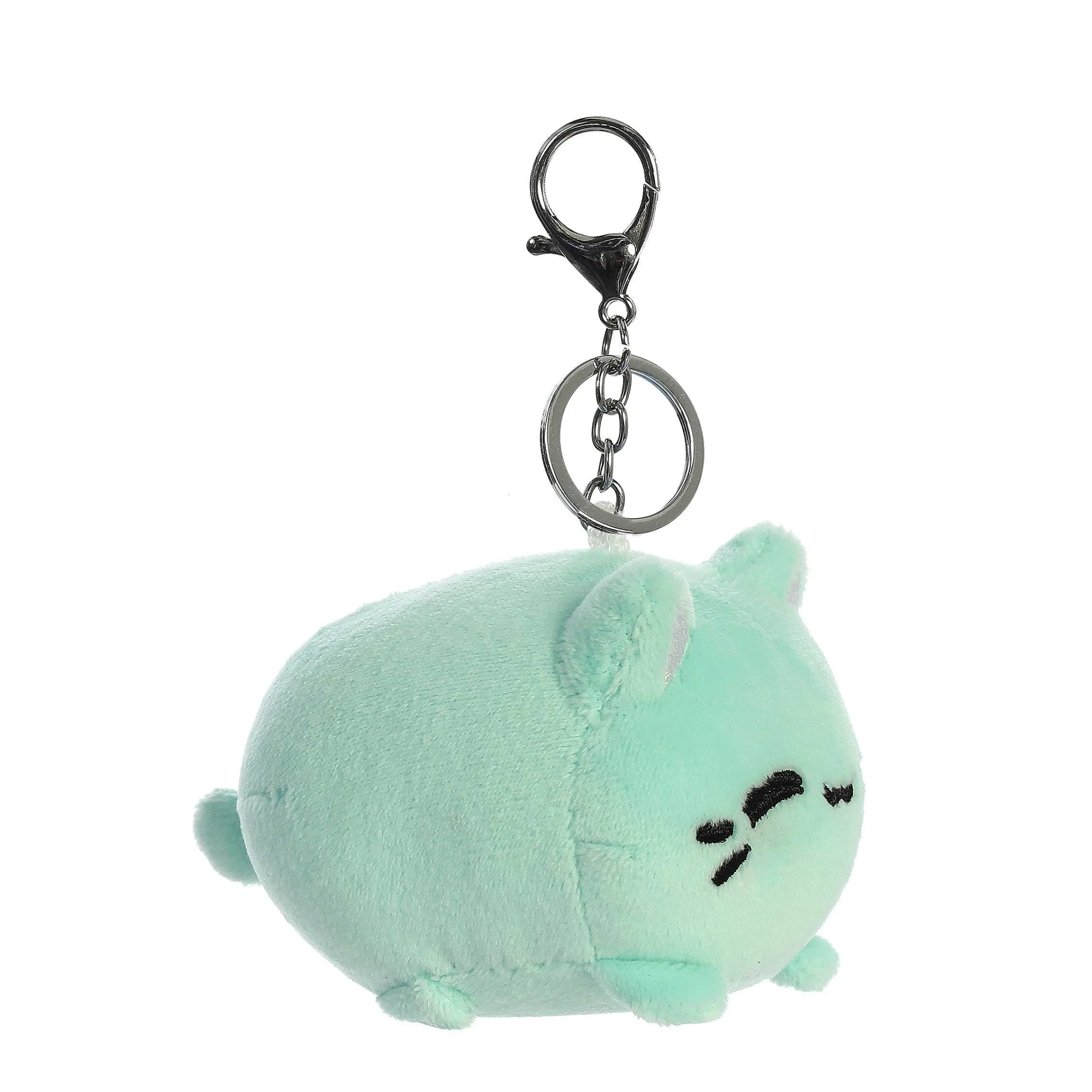 Tasty Peach® | Licensed Aurora® - Tasty Peach® - 3.5" Mint Meowchi Keychain