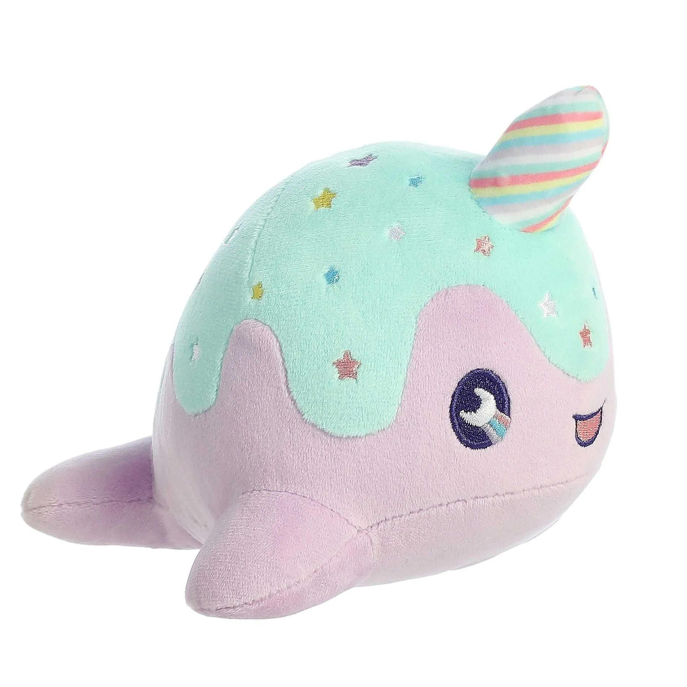 Tasty Peach® | Licensed Aurora® - Tasty Peach® - 7" Pastel Lollipop Nomwhal