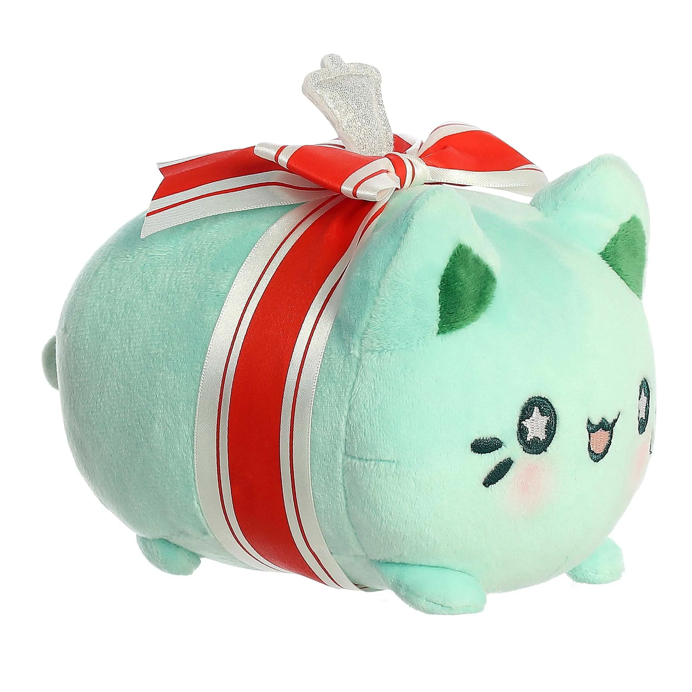 Tasty Peach® | Licensed Aurora® - Tasty Peach® - 7" Winter Wreath Meowchi