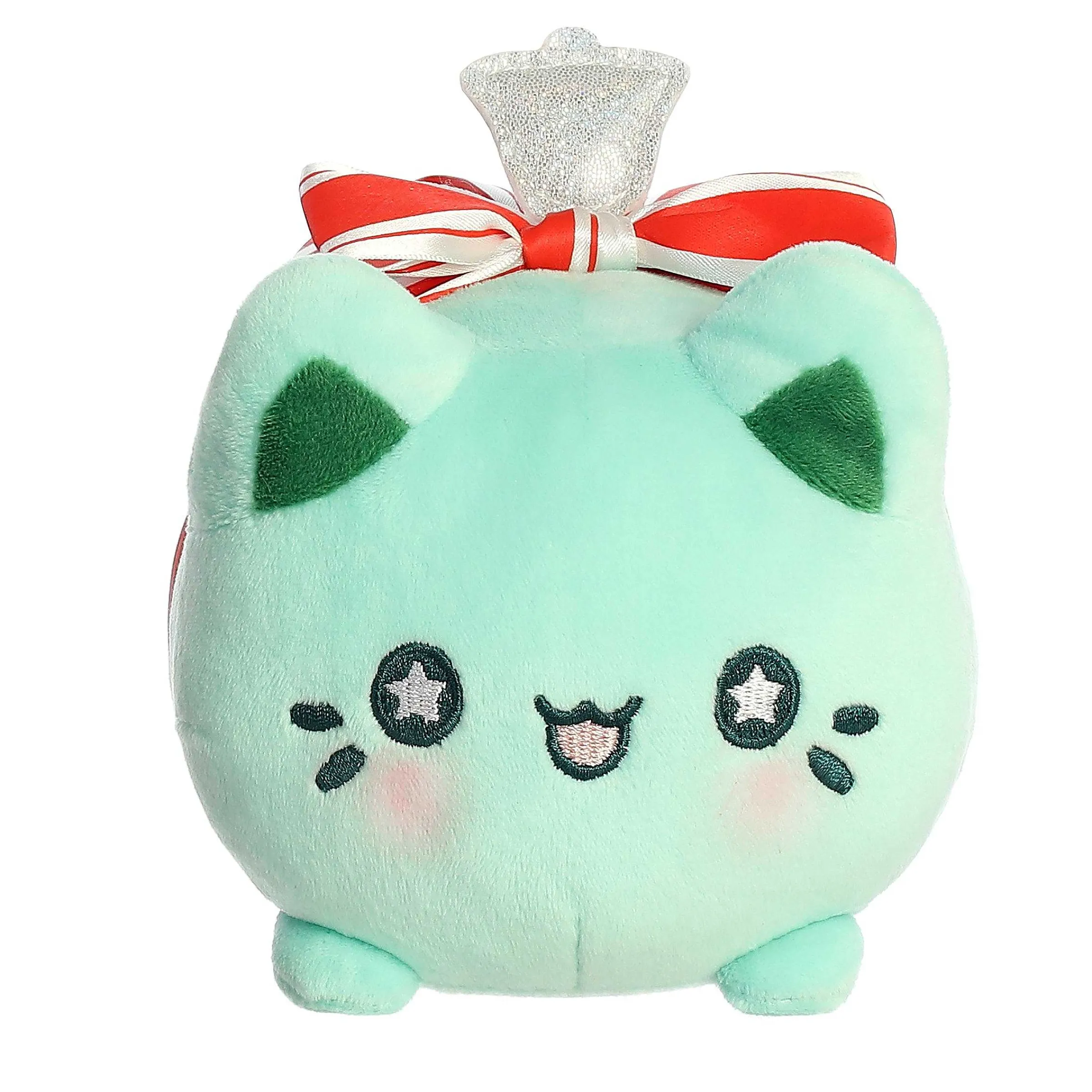 Tasty Peach® | Licensed Aurora® - Tasty Peach® - 7" Winter Wreath Meowchi