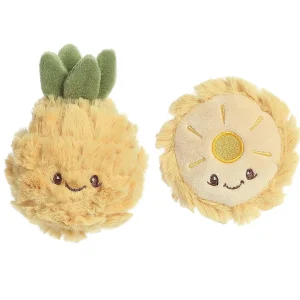 Rattles | ebba™ Ebba - Precious Produce - Pineapple Rattle & Crinkle Set